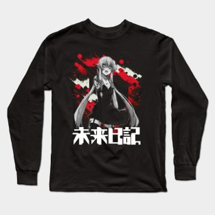 Yukiteru Amano Diary Of A Reluctant Hero Long Sleeve T-Shirt